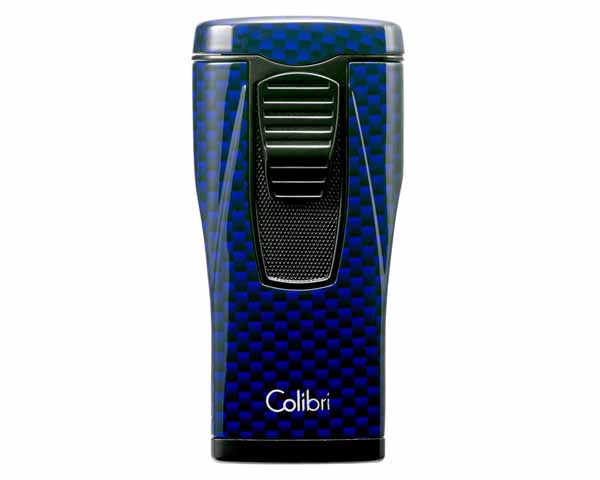 Lighter - Colibri Monaco Carbon Blue