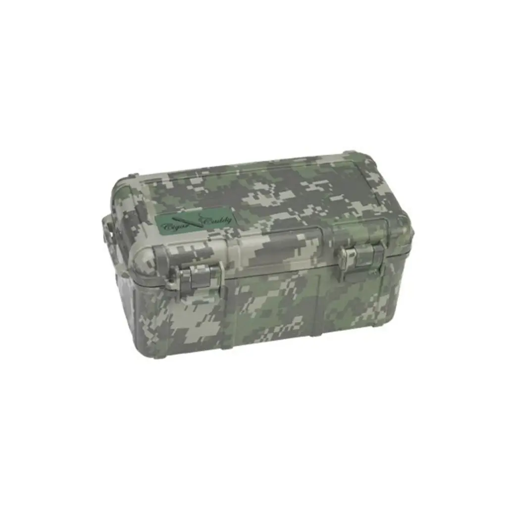 Humidor - Cigar Caddy Travel Forest Camo - 15 Cigars