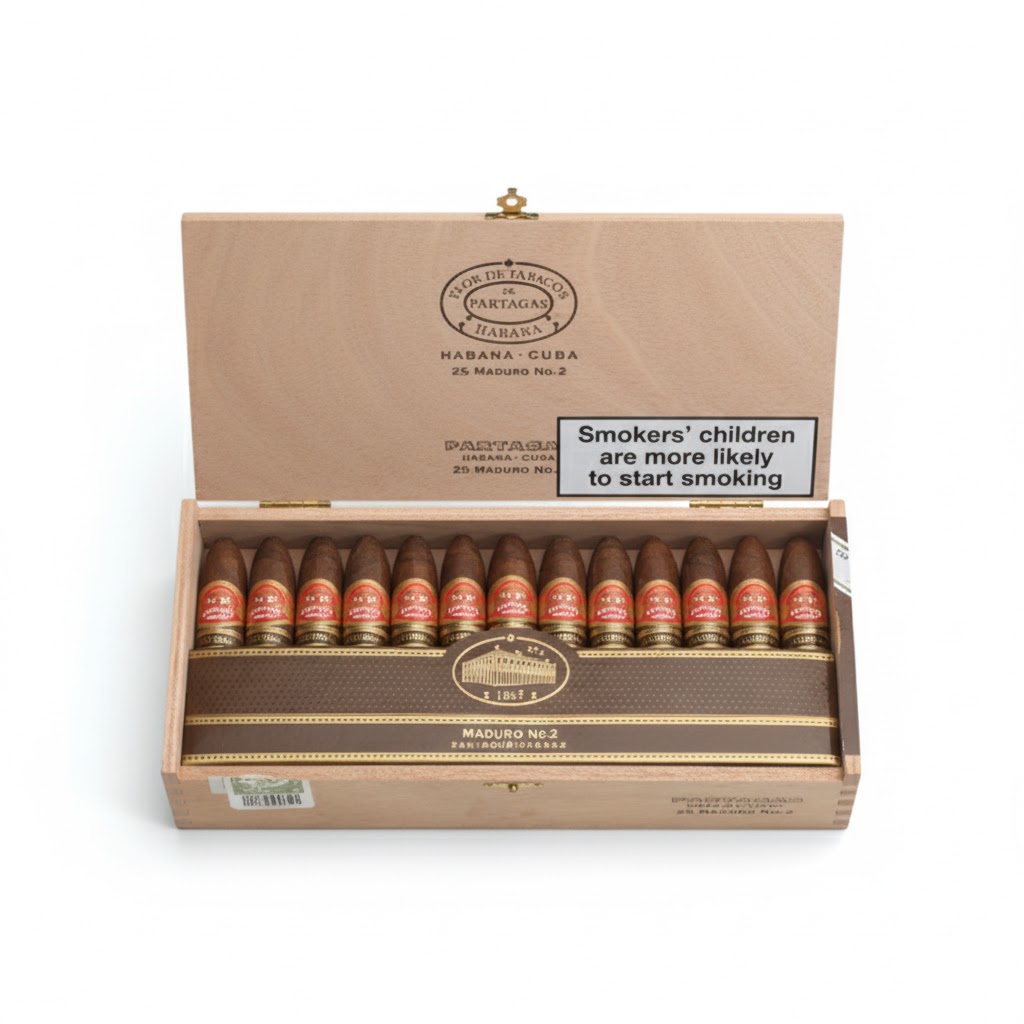 Partagas Maduro No. 2 - Box Of 25 Cigars