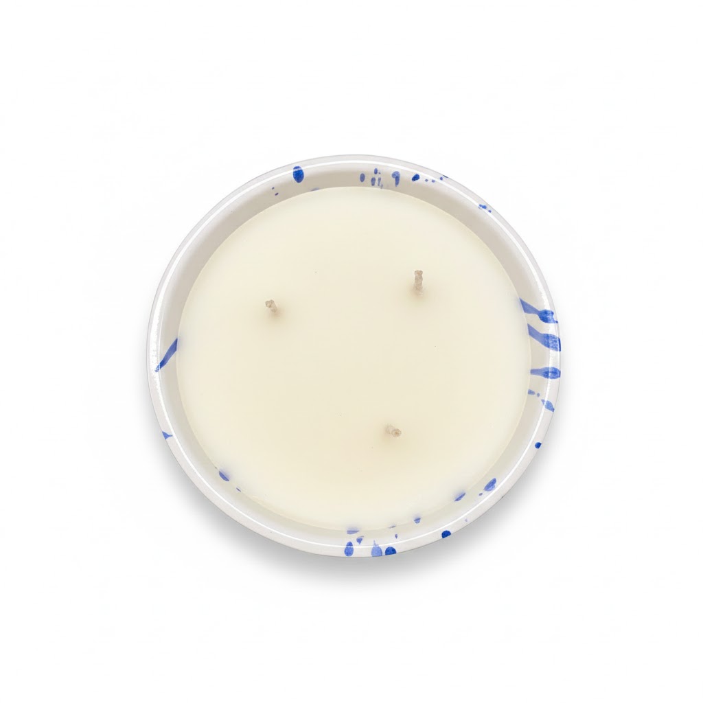 Candle - Dominique London Small Blue Blob