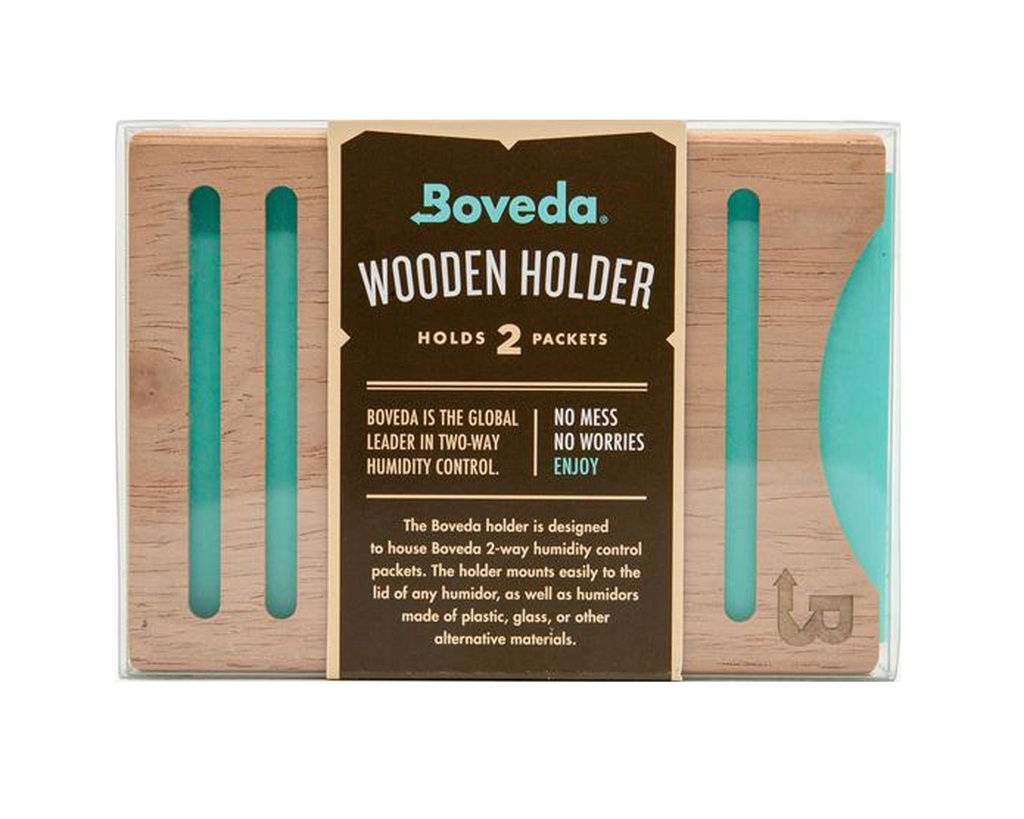 Boveda 2-Way Wooden Holder For 2 Packs