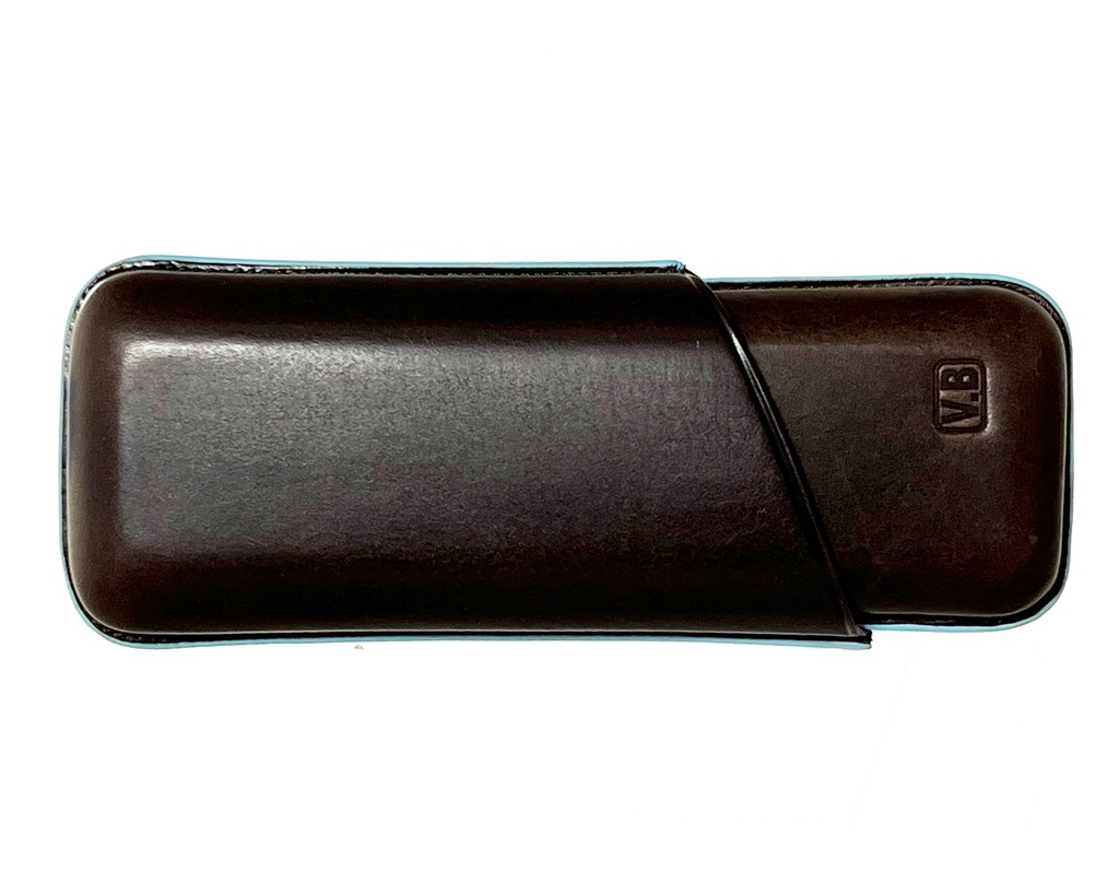 Cigar Case - Vb Gordo Blue - 2 Cigars