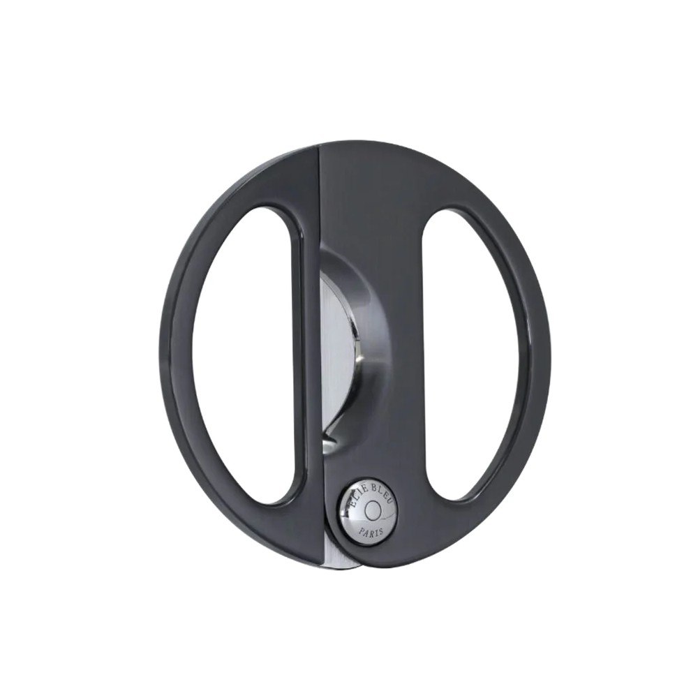 Cigar Cutter - Elie Bleu Round Black Ip Polished
