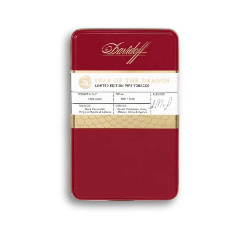 Pipe Tobacco - Davidoff Year Of The Dragon - Tin Of 100G