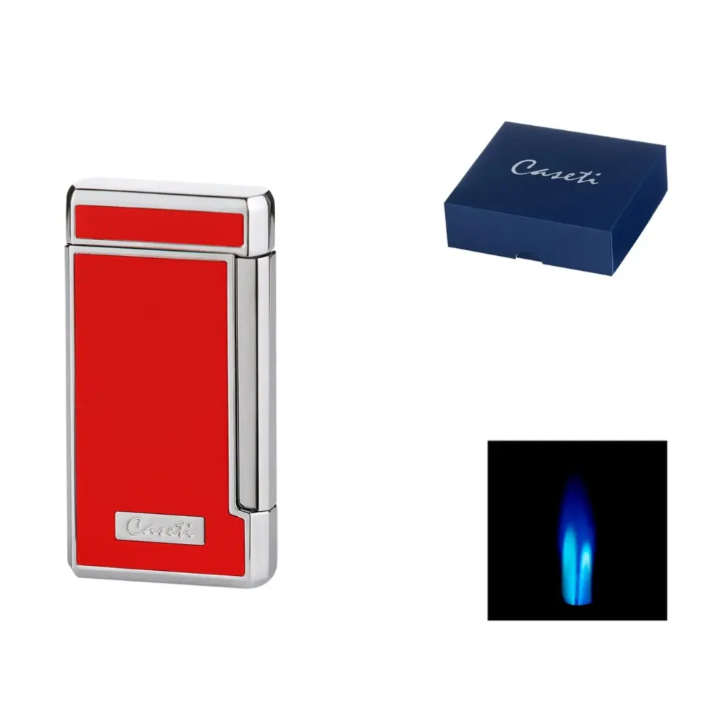 Lighter - Caseti Paris Double Jet Red