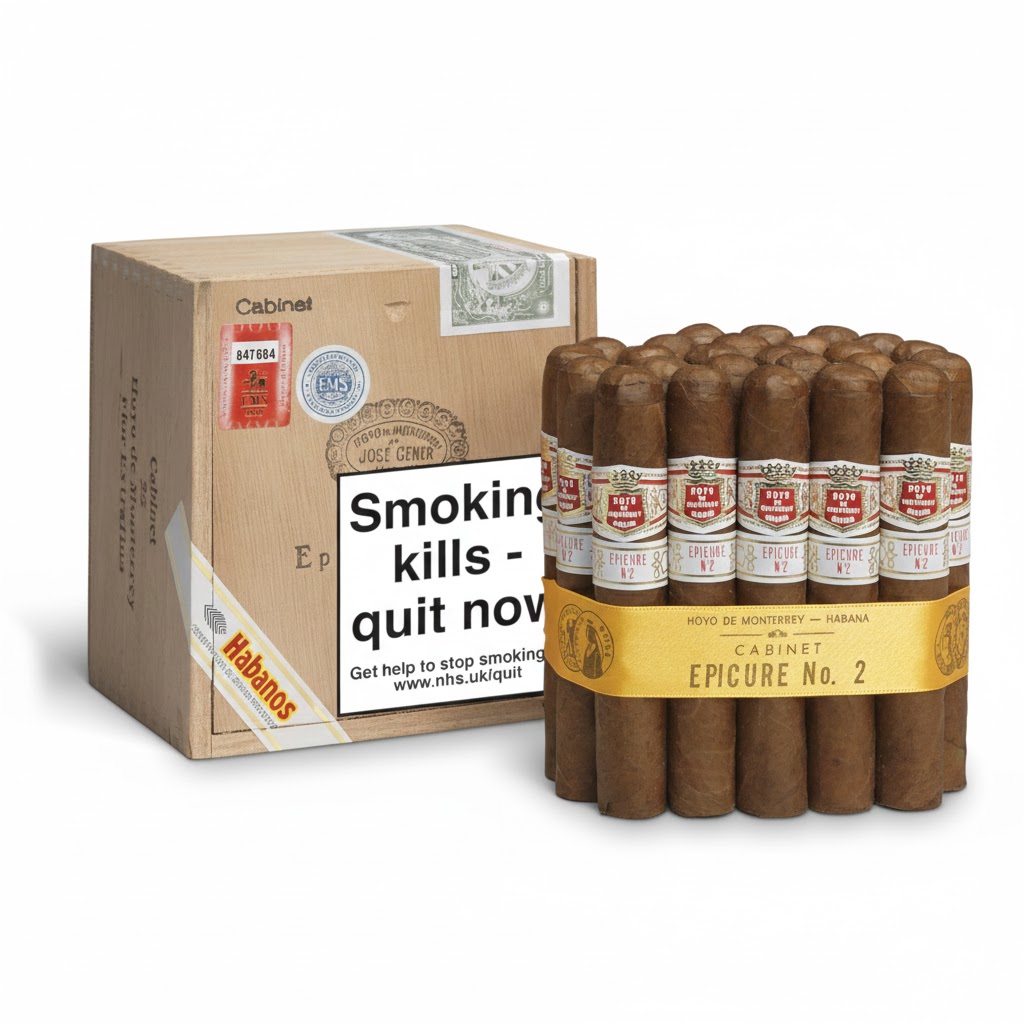 Hoyo de Monterrey Epicure No. 2 Aged 2018 - Box of 25 Cigars