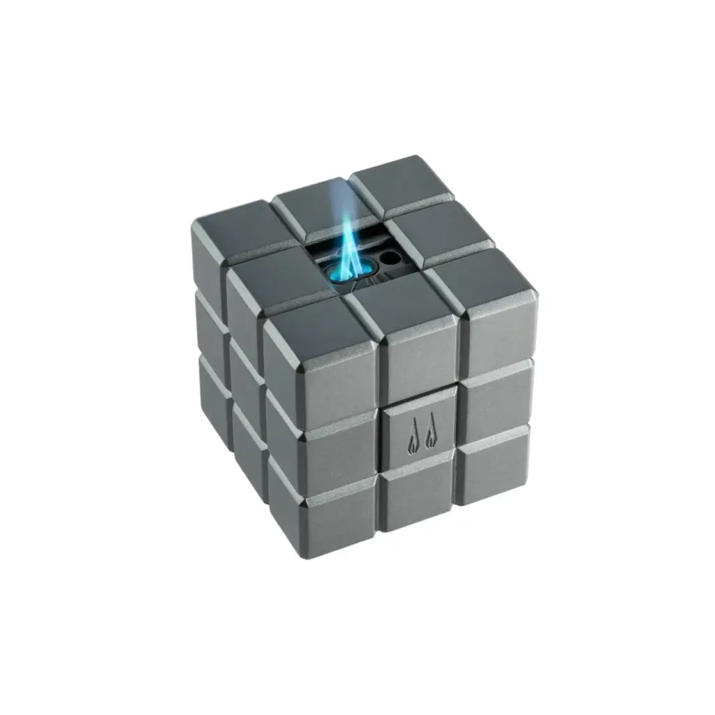 Lighter - Colibri Heritage Cube Table Charcoal