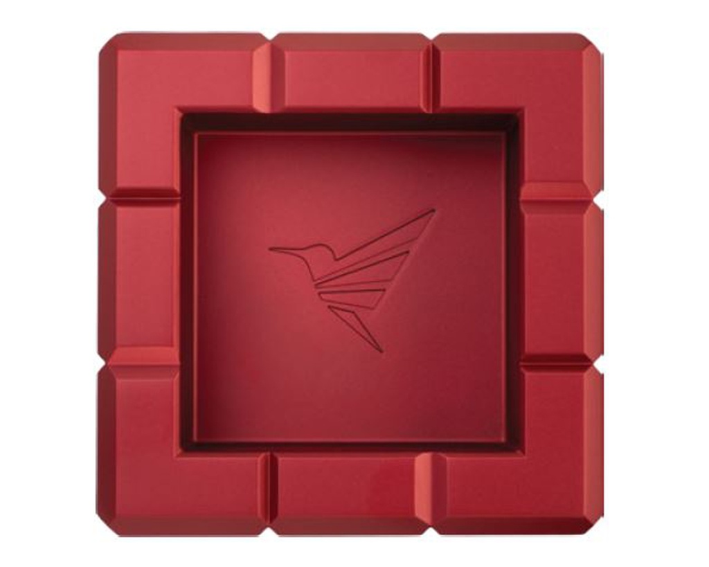 Ashtray - Colibri Heritage Cube Red 