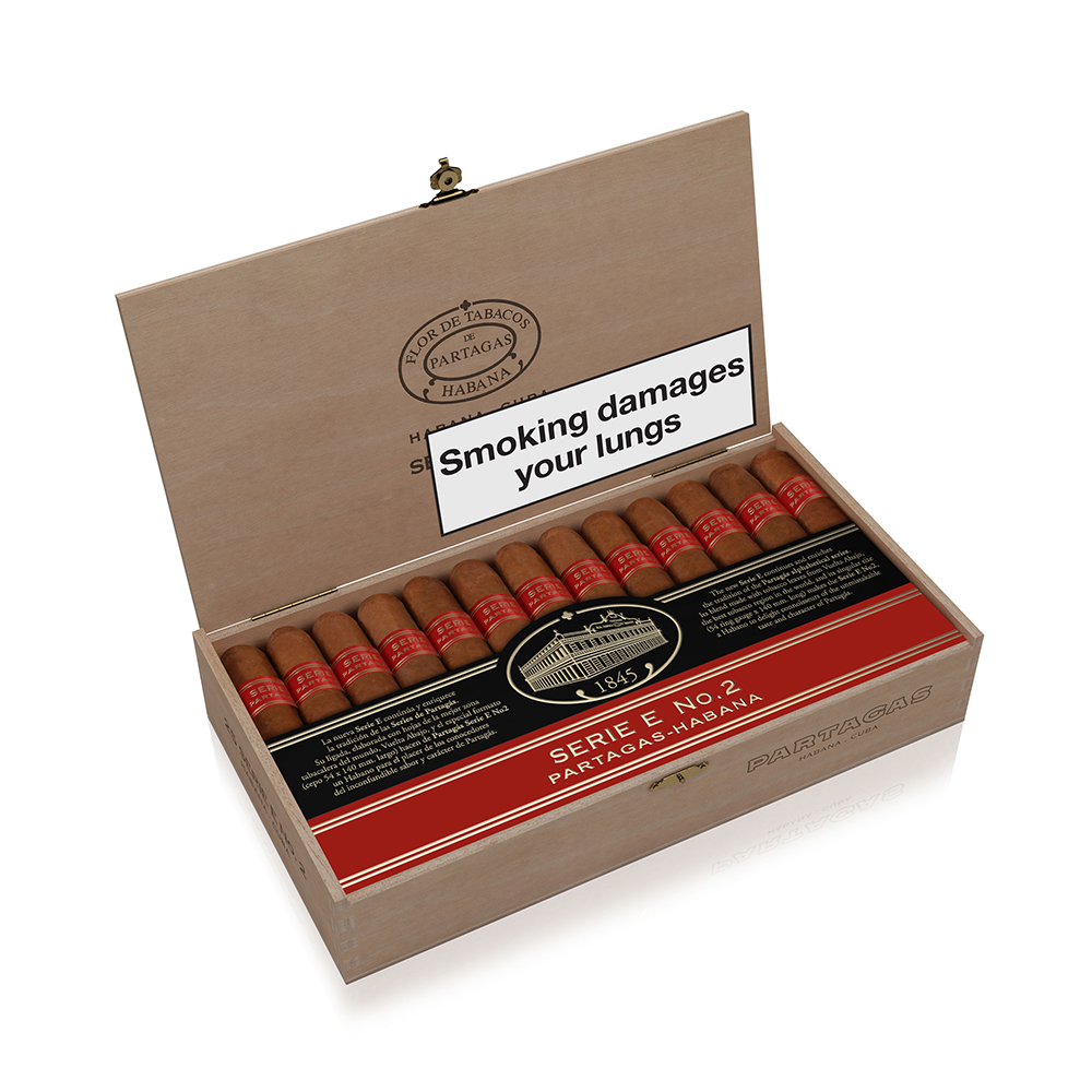 Partagas Serie E No. 2 Aged 2020 - Box of 25 Cigars