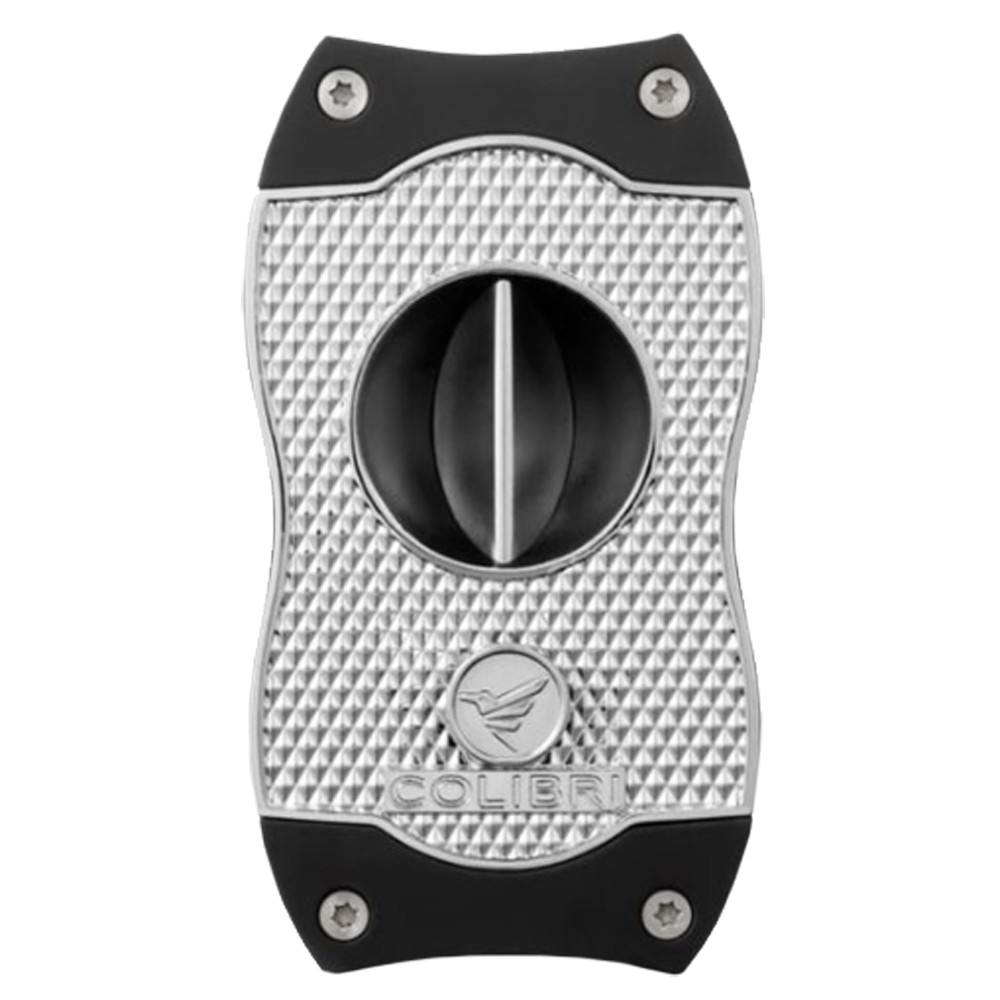 Cigar Cutter - Colibri V-Cut Diamond Chrome/Black