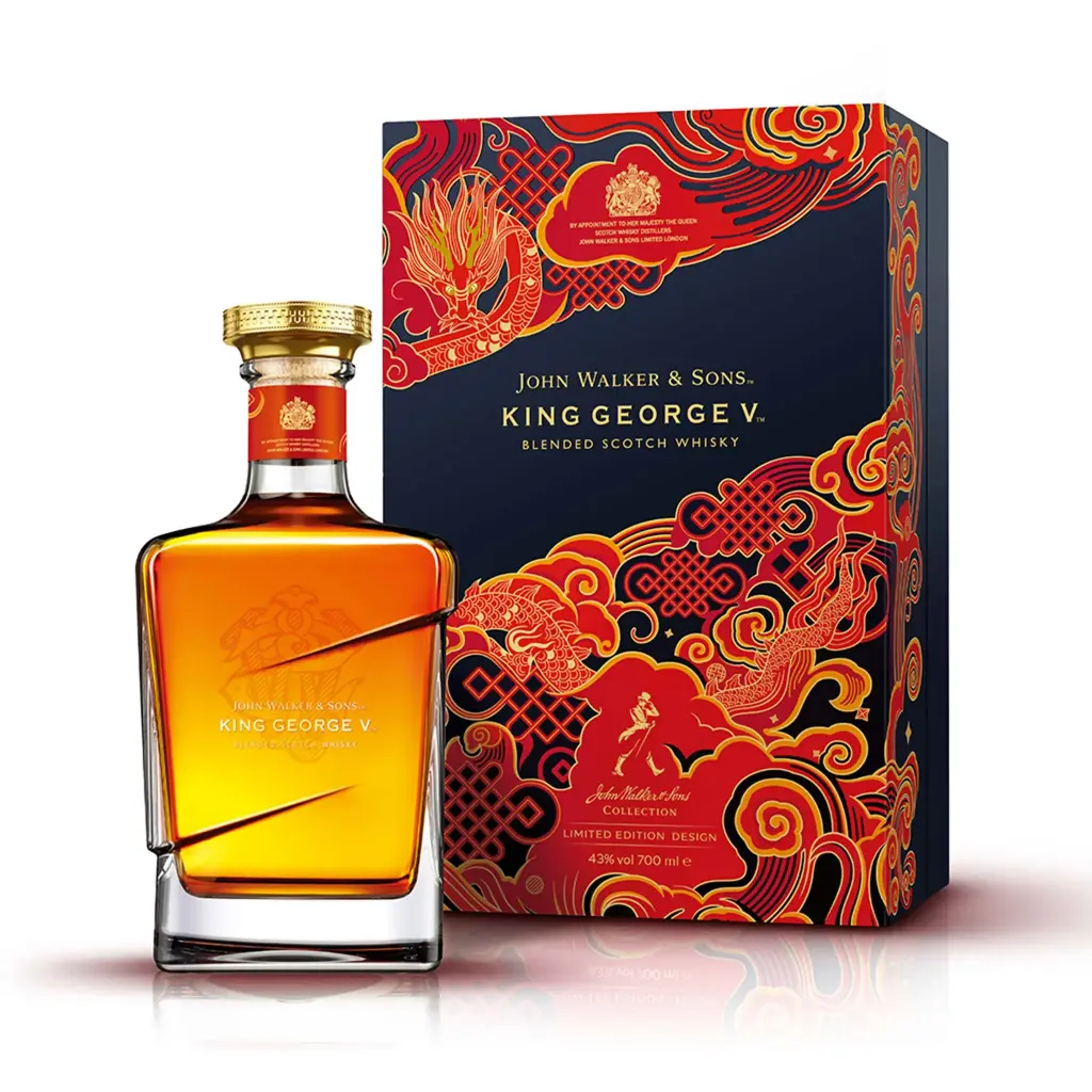 Whisky - Johnnie Walker Blue Label King George V Year of the Ox Whisky - 43% 70cl