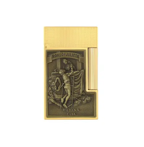 Lighter - S.T.Dupont Ligne 2 Haute Creation Romeo y Julieta Yellow Gold
