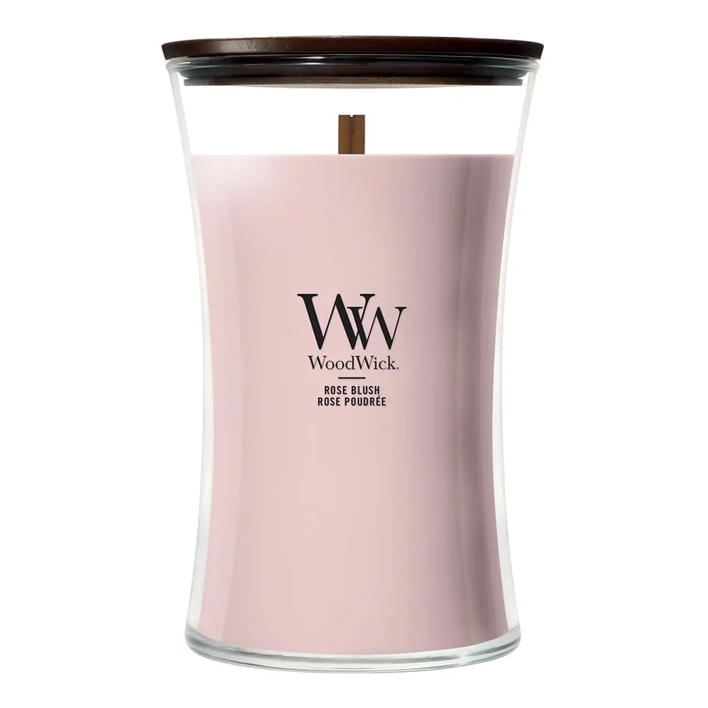 Candle - Woodwick Rose Blush - Large