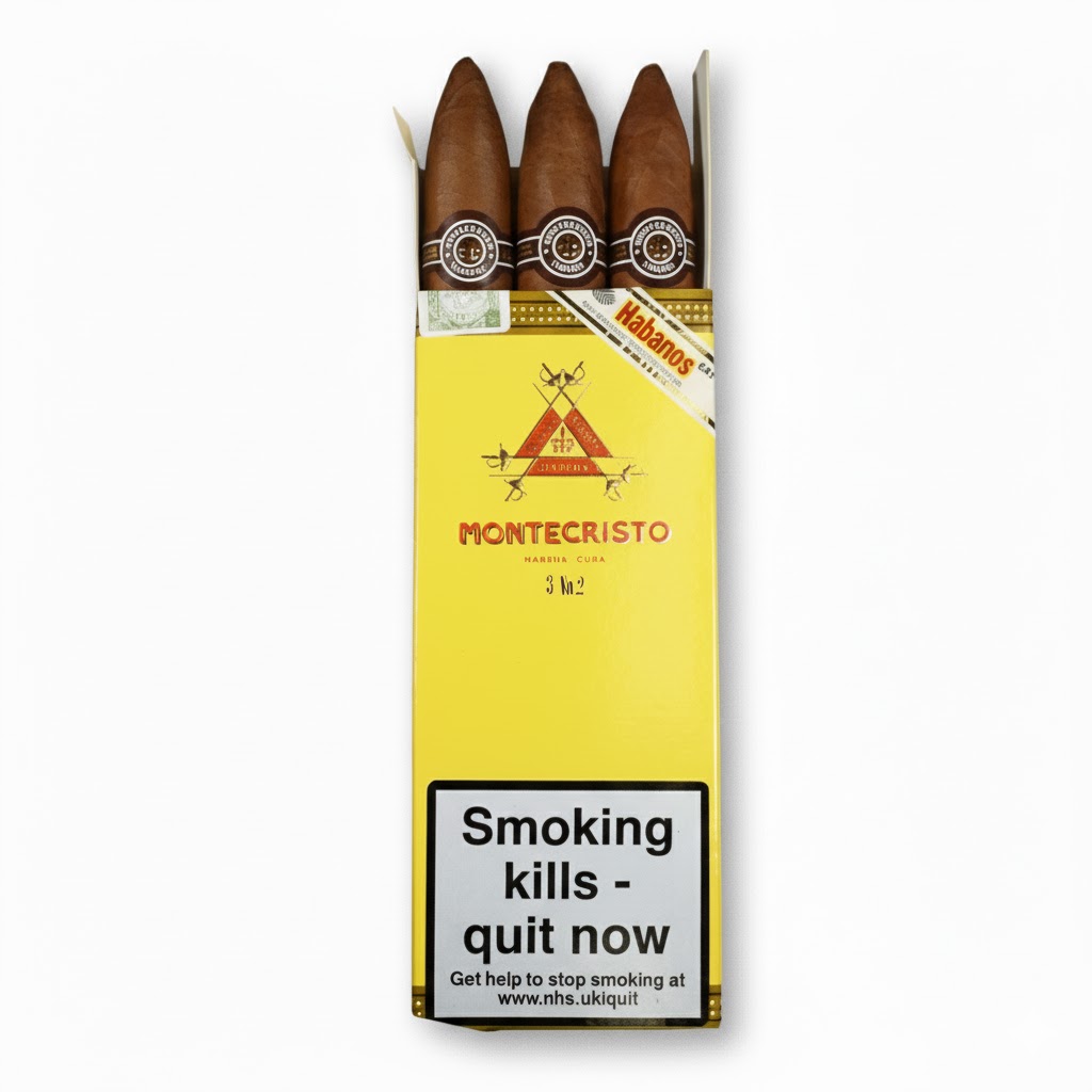 Montecristo No. 2 - Pack of 3 Cigars