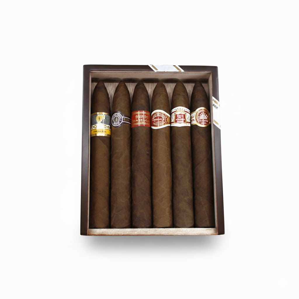 Combinaciones Seleccion Pyramides Assortment - Box Of 6 Cigars