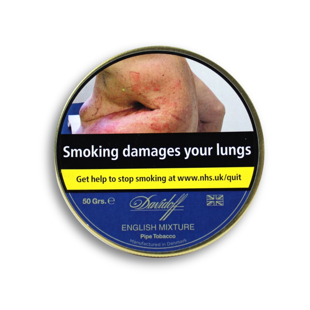 Pipe Tobacco - Davidoff English Mixture - Tin Of 50G