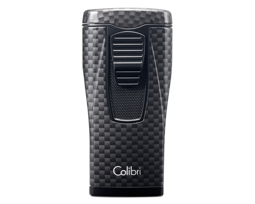 [12100] Lighter - Colibri Monaco Carbon Black