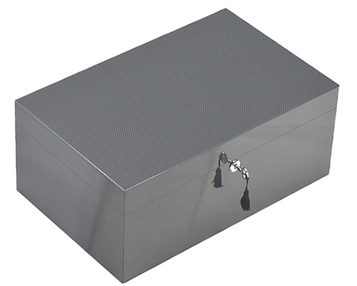 [13133] Humidor - Lubinski Carbon Fibre - 100 Cigars