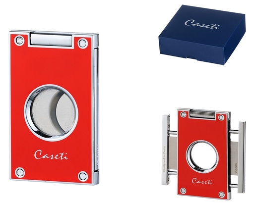 [17419] Cigar Cutter - Caseti Paris Red