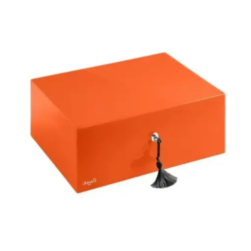 [17428] Humidor - Caseti Paris Orange - 80-120 Cigars