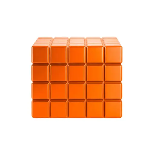 [17853] Humidor - Colibri Heritage Cube Orange - 60-80 Cigars