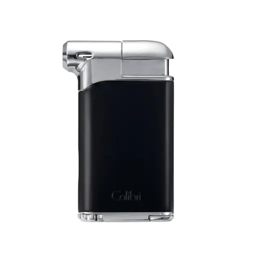 [9257] Pipe Lighter - Colibri Pacific Soft Flame Black/Chrome